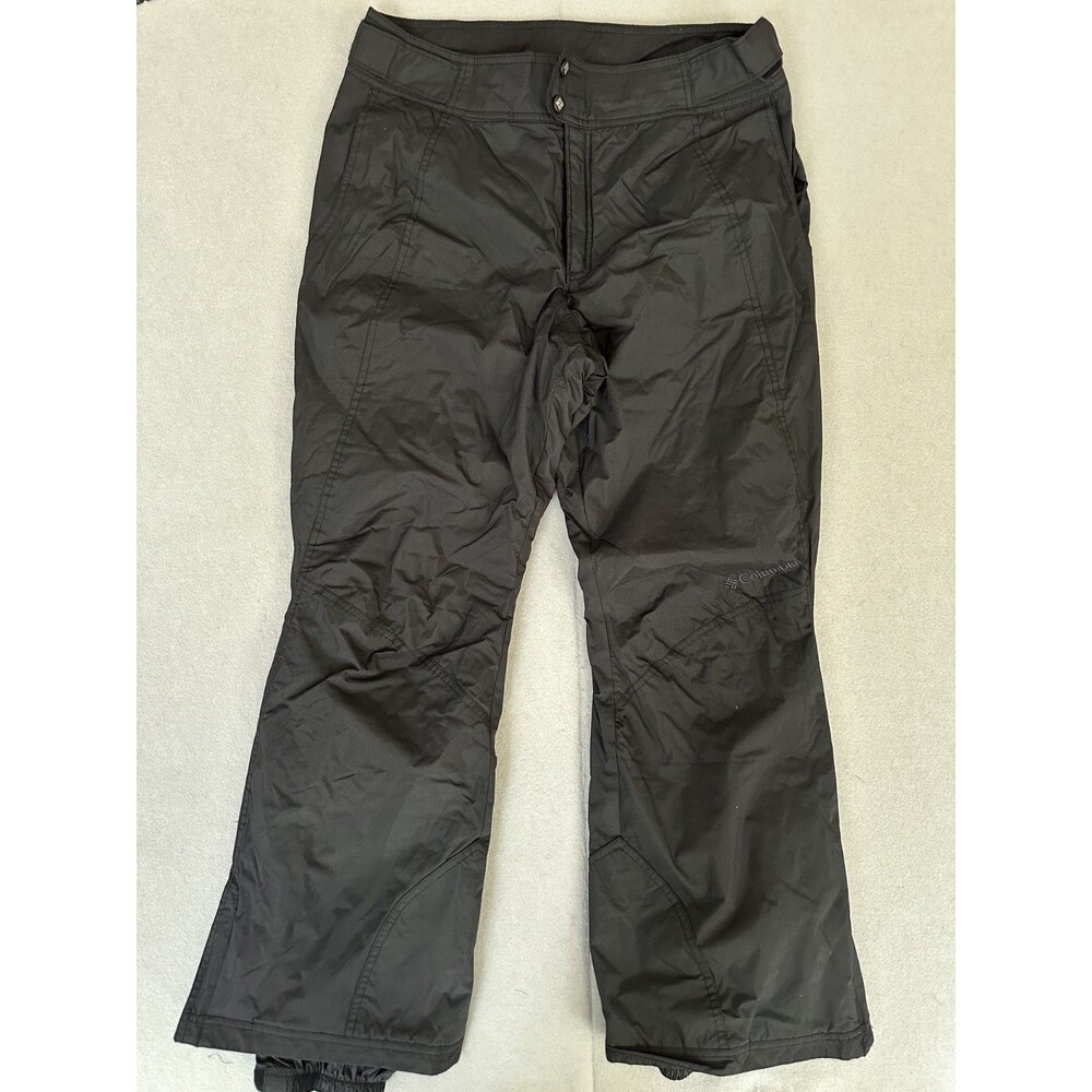 Columbia Insulated Snow Pants Ski Snowboard Black Women's Size M 34″ Waist